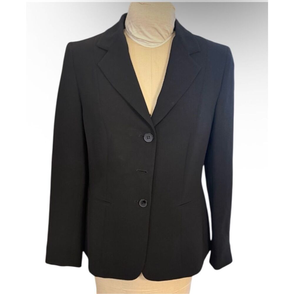 Jones New York Blazer 3-Button Front Sz. 10 Lined Classic Career